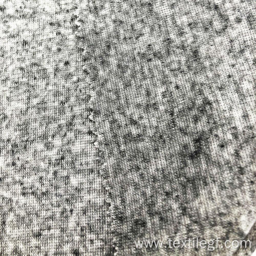 Fabric Containing Polyester And Linen Polyester Linen 1*1 Rib Fabric Manufactory